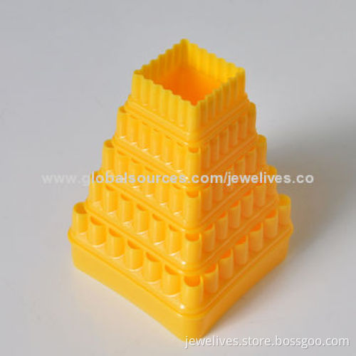 Plastic Fluted Cookie Cutters, Square, Food SafeNew